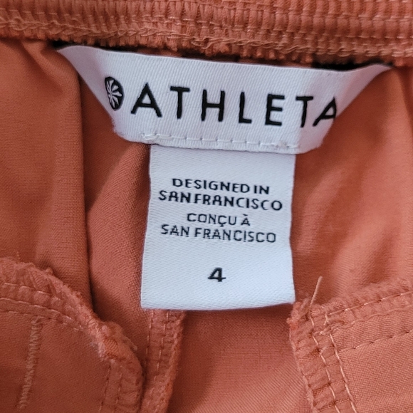 Athleta Tan Trousers High-Waisted Relaxed Fit - Picture 10 of 10